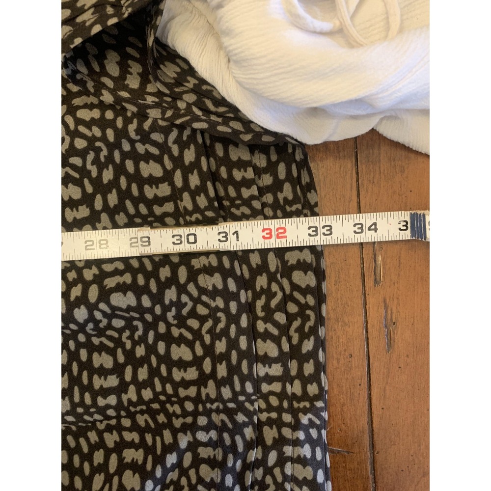 Mind Code Cottage Dress Size Small Ruffle Sleeve Pleated All Over Print - Picture 8 of 11